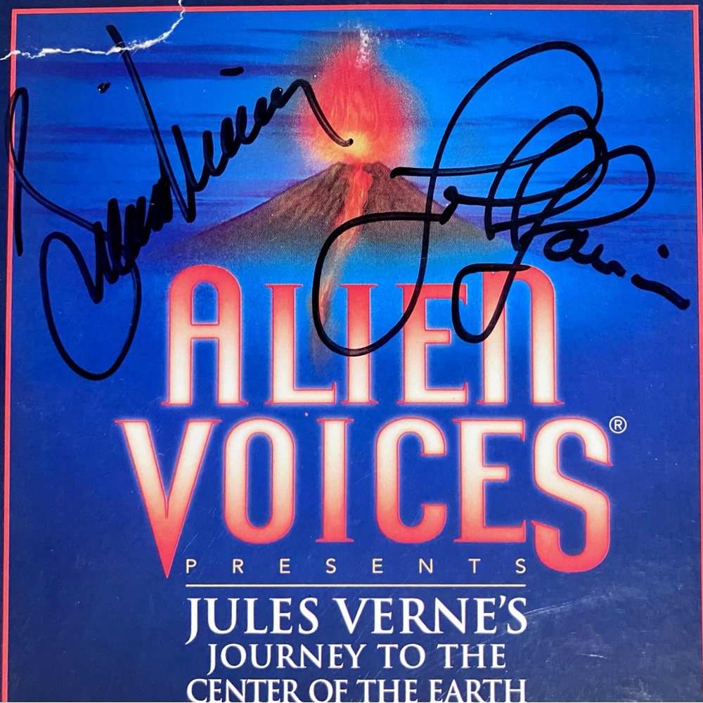 LEONARD NIMOY & JOHN DE LANCIE Signed ALIEN VOICES Packaging / NO CDs / Damaged